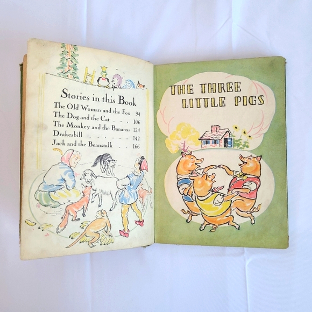 Vintage 1938 It Happened One Day The Wonder-Story Books Hardcover Collectible - Picture 5 of 9
